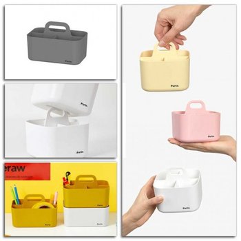 칸칸정리 SEDO0340 책상 필기구 소품 수납함 정리함 데스크 오거나이저 소형 중형 선택 1개