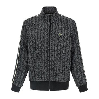 [해외배송] 라코스테 파리 빈티지 자카드 모노그램 코튼 블렌드 트랙 재킷 SH1368 4PC