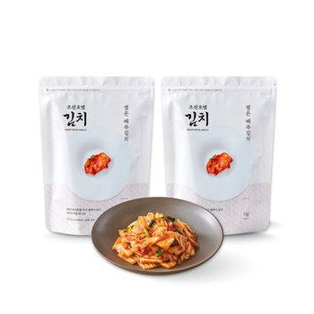 (온라인) 조선호텔 썰은 배추김치 2kg(1kg*2팩)