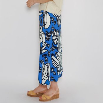 꽃잔치 A라인 스커트 (AHMPSK08)-BL