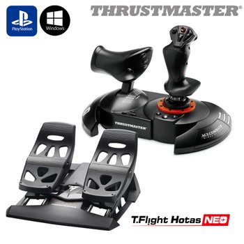 트러스트마스터 T.Flight Hotas NEO ACECOMBAT8 EDITION 진동조이스틱,TFRP 세트(PS5.PS4.PC)SSG
