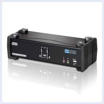DVI 듀얼링크 지원 고해상도 2포트 USB 컴퓨터 서버 제어 스위치 네트워크 장비 KVM