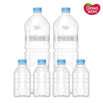 동원샘물 무라벨 생수 2L 6병 + 300ml 20병[35970050]