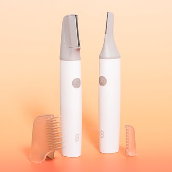 제로터치 전동 바디트리머 눈썹 정리기 제모기 눈썹칼 트리머 브라질리언 왁싱 여성 남성 면도기