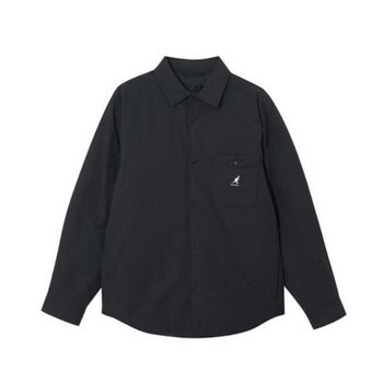 M 캉골긴팔티 CQK KRFC-SH70690BK 프리마로프트 셔츠 자켓 7069 블랙