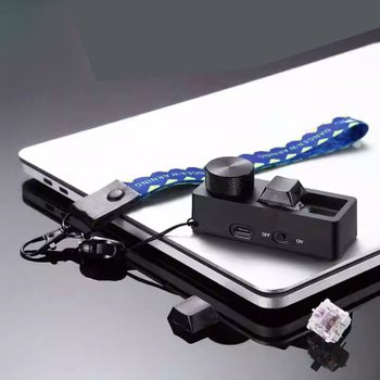[해외] DarmoShark K2 PRO 미니 무선 기계식 키보드 노브 버튼