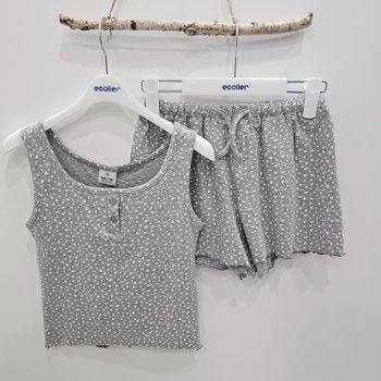 [시흥모다] 에꼴리에 주니어 프린트 나시티  파자마 세트 26OP754_SH