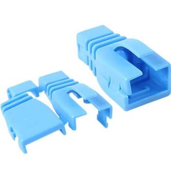 RJ 45 조립형 통부트 6파이 블루 100개 보호캡