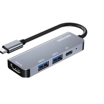 C타입 HDMI USB 4 in 1 멀티 허브 4K 30Hz 고화질 87W 고출력 충전 스마트폰충전 영화감상