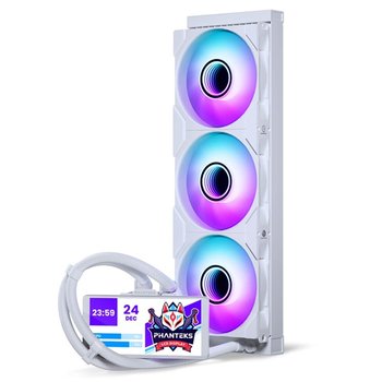 Phanteks GLACIER ONE 360M25 LCD CPU수랭쿨러 화이트