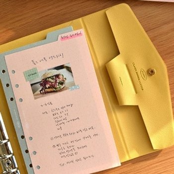 2022년스케줄러 A6다이어리커버 1P 6공 바인더 플래너 스케줄러 일...