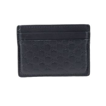 [중고] 구찌 GG 마이크로시마 레더 카드홀더 네이비 262837 BMJ1N 4009 153253143