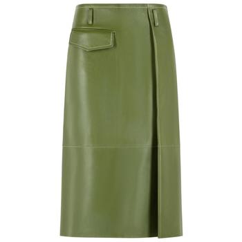 [해외] 26FW 마르니 미디 스커트 GOMX0845J0 ULA76900V78 Green