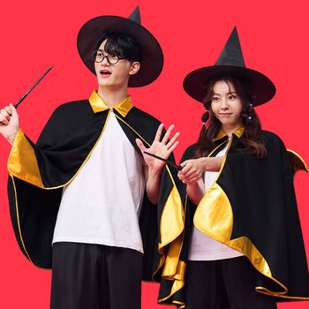 [루페코리아] 체육대회반티 황금박쥐 마법 망토 BT-507 할로윈 케이프 망토