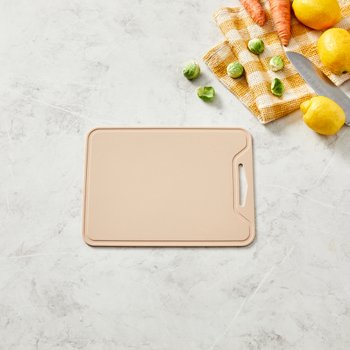 삶아쓰는 흐름방지 실리콘도마 S 30x21CM 베이지