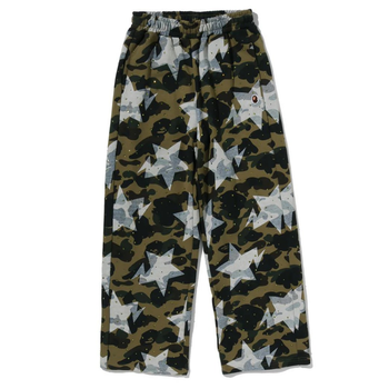 [해외] 베이프 우먼즈 바지 STA OVER PRINT 1ST CAMO CRYSTAL STONE SWEAT PANTS 1M30-252-304