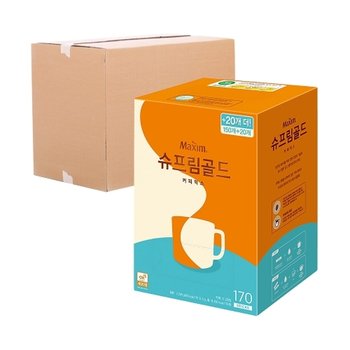 [박스] 동서 맥심 슈프림골드 커피믹스 170T 4입