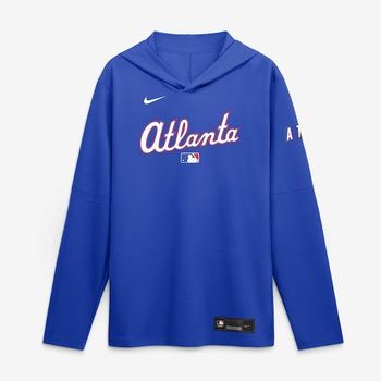 [해외] 1250723 나이키 MLB 애틀랜타 브레이브스 2026 시티 커넥트 DriFIT Hooded Light Blue