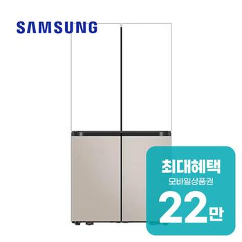 삼성 비스포크 AI 하이브리드 4도어 냉장고 901L RM70F91R1ZG 렌탈 60개월 월 80100원