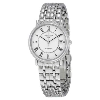 [해외] Longines 롱진스 프레즌스 오토매틱 화이트 다이얼 남성용 시계 L4.821.4.11.6 7857699