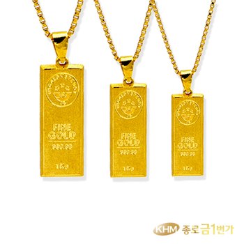 여자 순금 목걸이 골드바 18.75g