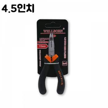 TBZ IS WELLBORN 블랙 구부러진 롱로우즈 4.5