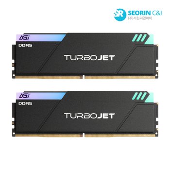 [서린공식] AGI DDR5-6000 CL36 TURBOJET UD858 RGB 블랙 패키지 서린 (32GB(16Gx2))