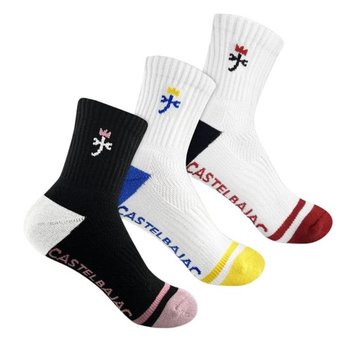 여성용 중목 압박 스포츠양말 3개 C18364 평일양말