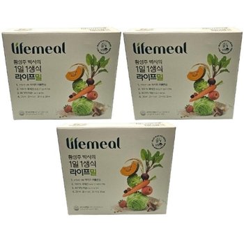이롬 황성주 생식 라이프밀 1일 1생식 아침간편식 30g x 14포, 3개 / N