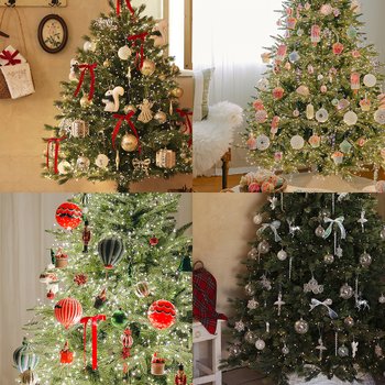 2025 신상 빛나는 크리스마스 트리 장식 오너먼트  모음전