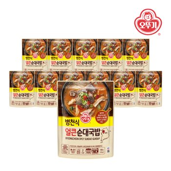 [오뚜기] 병천 얼큰순대국밥 500g x 12개(1박스)