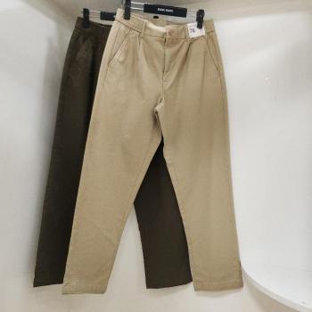 뱅뱅 HC15 뱅뱅 가을 남성 빅사이즈 허리밴드 윈턱 스판 밑위가 편한  면바지 뱅 (S41505508)