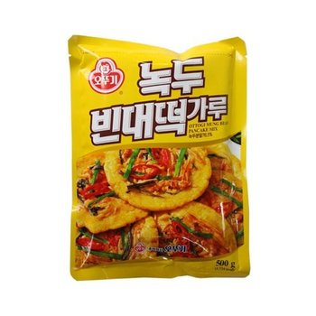 오뚜기 녹두빈대떡가루500g 녹두빈대떡 빈대떡 빈대떡가루 빈대떡분말