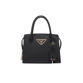 [해외] 프라다 스몰 사피아노 레더 크리스틴 백 블랙 1BA269-2ERX-F0002