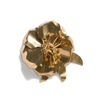 미우미우 브로치 5IS129 2IEU F0NXA ORO CRYSTAL