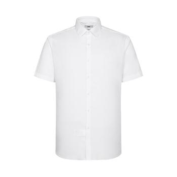 폴리혼방 이지케어 스트레치 반팔 슬림핏 셔츠__DKS2SHDS601A1