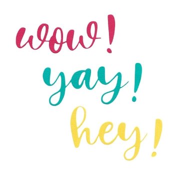 씨직스 씬릿츠 다이 세트 4PK 엑스클러메이션 워드 다이 666993