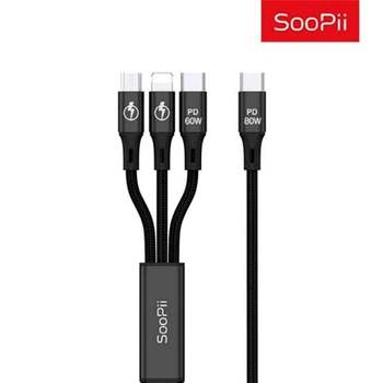 9V 80W S07PD 동시 초고속충전케이블 3in1 PD 5V Soop 충전케이블 PD충전케이블 3in1충전케이블