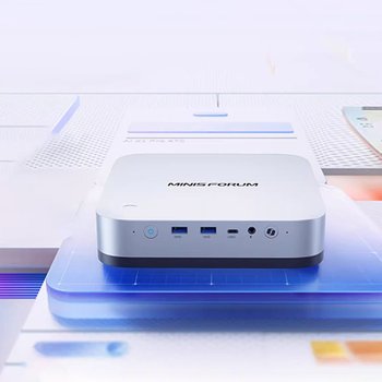 [해외] MINISFORUM X1 Pro-470 미니 PC AMD 라이젠 AI9 HX 470 고성능 미니 데스크탑 베어본