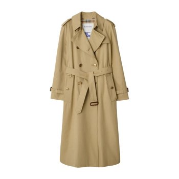 [해외배송] 버버리 더블브레스트 개버딘 워터루 트렌치 코트 8111152 C2981