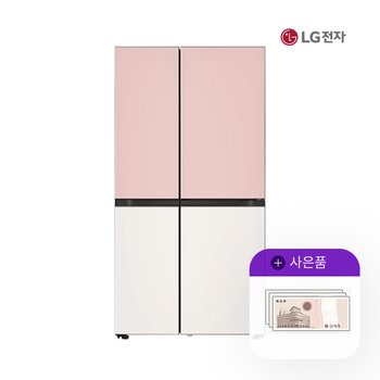 LG 디오스 냉장고 오브제 832L 2도어 매직스페이스 S834PB35 5년 60900
