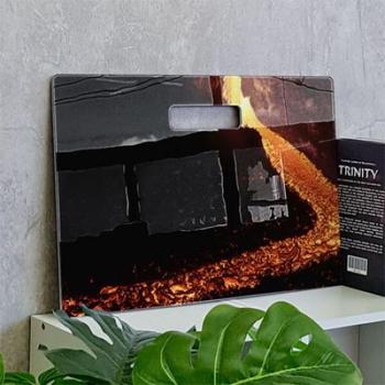 아트박스/꾸밈 nt347-행잉액자_활화산(마그마)(가로대형)