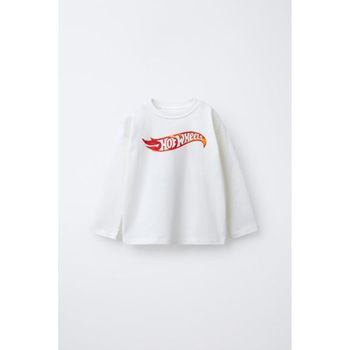 ZARA 자라 키즈 핫 WHEELSMATTEL CAR 티셔츠 반팔티 에크루 0377588712 752393