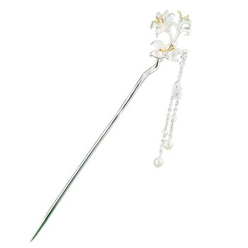 [해외] 미아오 미야오 Miaomyao 簪 칸자시 한 개 일본식 소매 기모노 유카타 머리