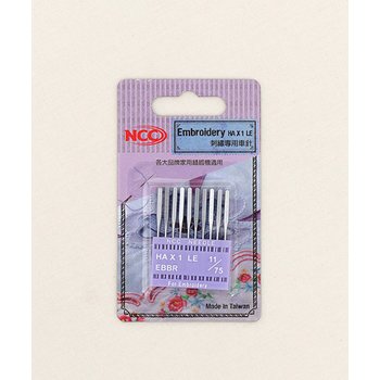 퀼트스타 NCC 가정용 미싱바늘 자수용_11호 (75368)