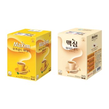맥심 모카골드 화이트골드 210T 커피믹스 커피 믹스