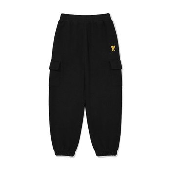 M 와키윌리키즈바지 CQK WA2503PT81BK 키즈 카고 조거팬츠 블랙