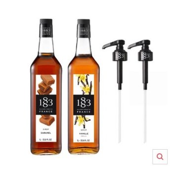 1883 바닐라 카라멜시럽 전용펌프2개 세트