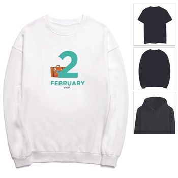 키밍 맨투맨 후드티 February 2월 졸업 시즌