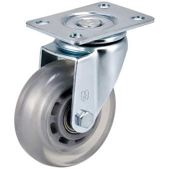 경량 소형 캐스터 회전바퀴 2.5인치/63mm 1개 무소음 베어링용